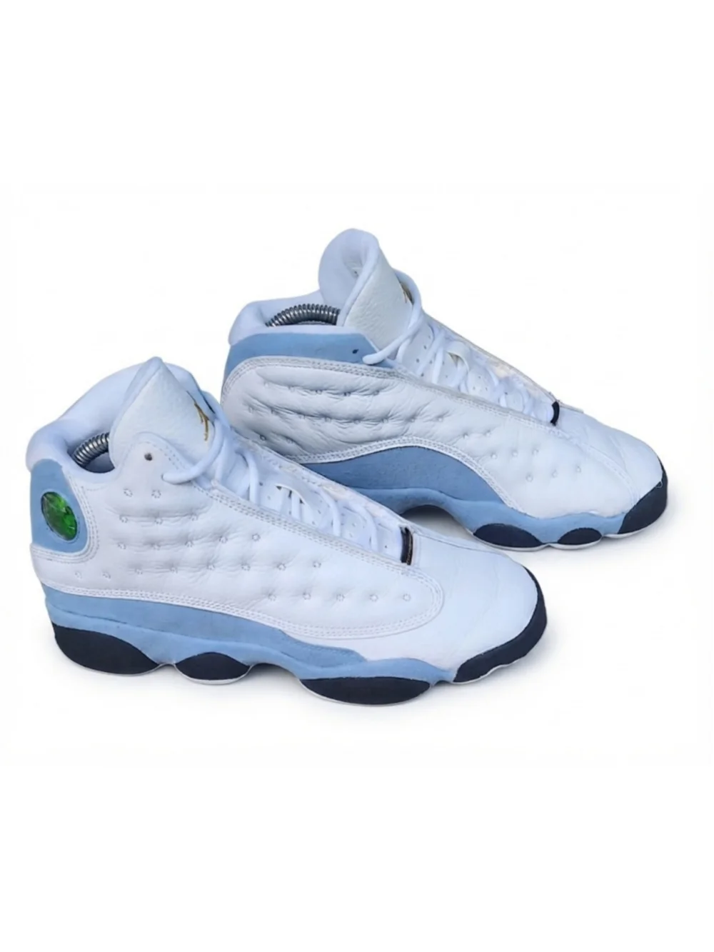 Nike Air Jordan 13 Retro White Carolina Blue Grey UNC GS size 6.5Y/ Women's sz 8